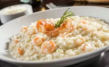 Camarão com Queijo Cremoso